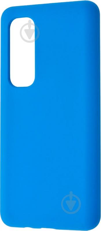 Чехол WAVE Full Silicone Cover синий для Xiaomi Mi Note 10 Lite - фото 1