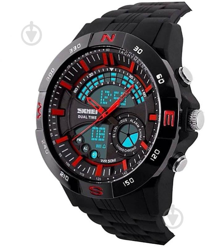 Наручные часы Skmei 1110 (1110BOXBKRD) - фото 2 Наручные часы Skmei 1110 (1110BOXBKRD) - фото 2