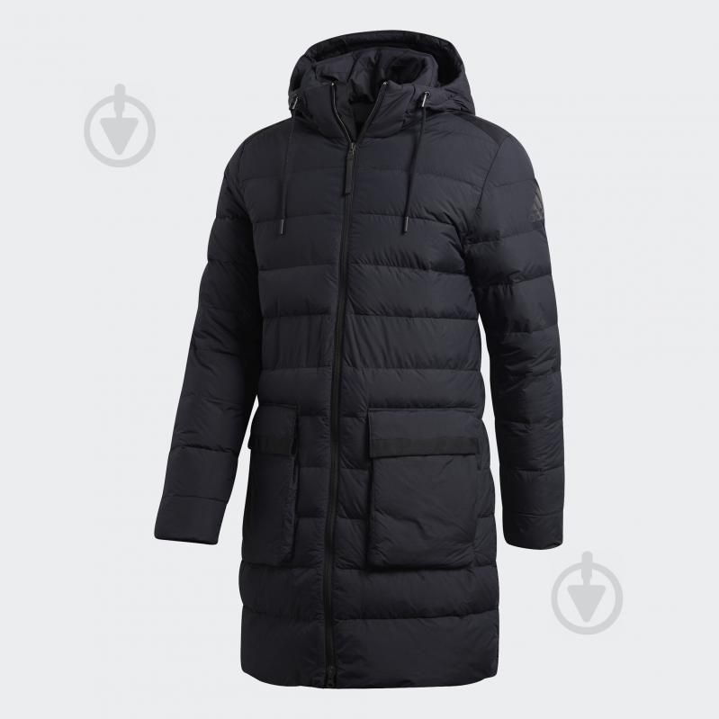 Куртка-парка чоловіча демісезонна Adidas CLIMAHEAT PARKA CY8611 р.S чорна - фото 1