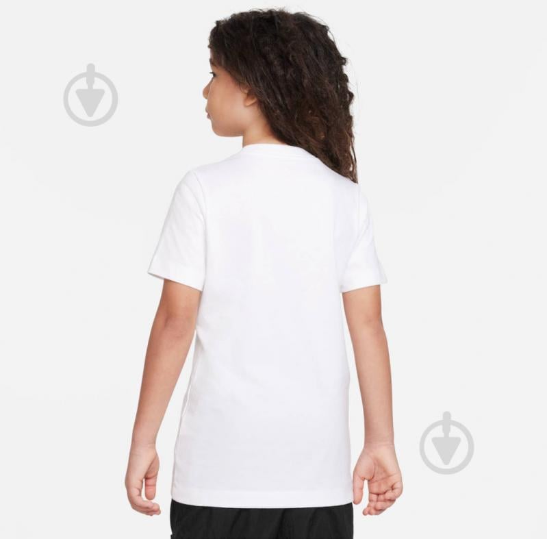 Футболка Nike K NSW TEE CLUB SESONAL HBR GFX FD3929-100 р.XS белый - фото 2