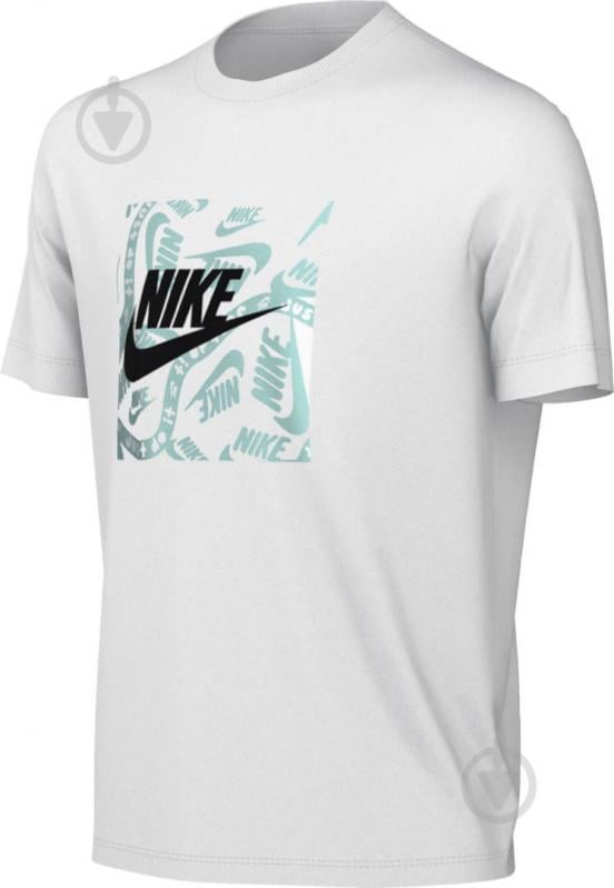 Футболка Nike K NSW TEE CLUB SESONAL HBR GFX FD3929-100 р.XS белый - фото 5