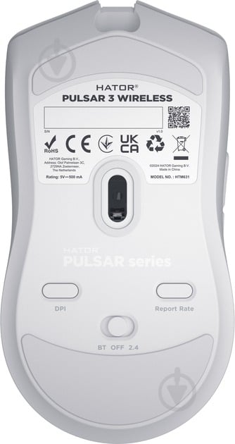 Мишка Hator Pulsar 3 wireless white (HTM631) - фото 6