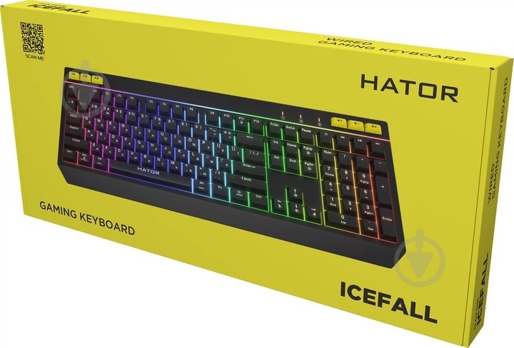 Клавиатура Hator Icefall USB Black (HTK402UA) black - фото 6