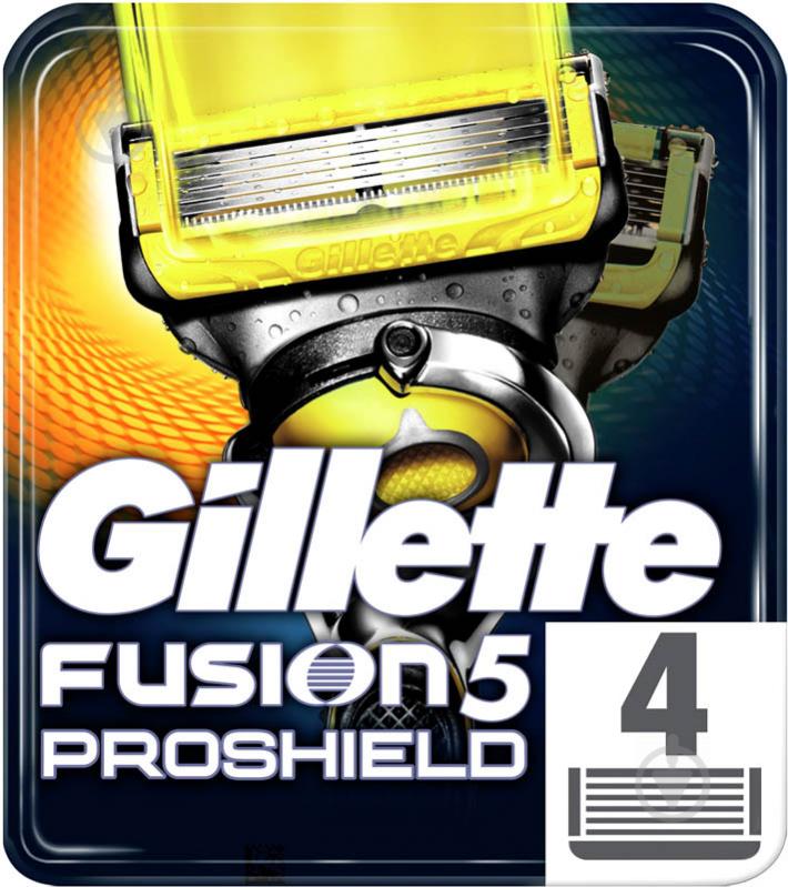 Змінний картридж Gillette Fusion 5 Proshield 4 шт. - фото 1