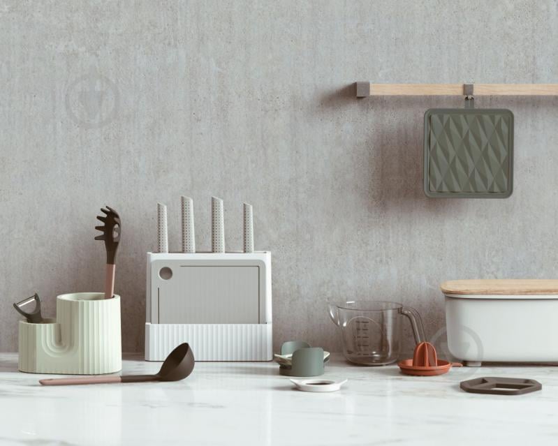 Хлебница Smart Kitchen by Flamberg Milk white 33,5х20,8х17 см - фото 5