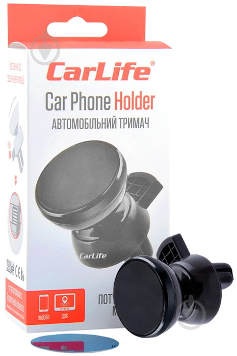 Держатель для мобильного телефона CarLife PH610 черный - фото 2