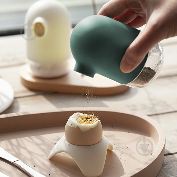 Набор для соли и перца Smart Kitchen by Flamberg Duck green/milk white 14,8х7,3 см - фото 10 Набор для соли и перца Smart Kitchen by Flamberg Duck green/milk white 14,8х7,3 см - фото 10
