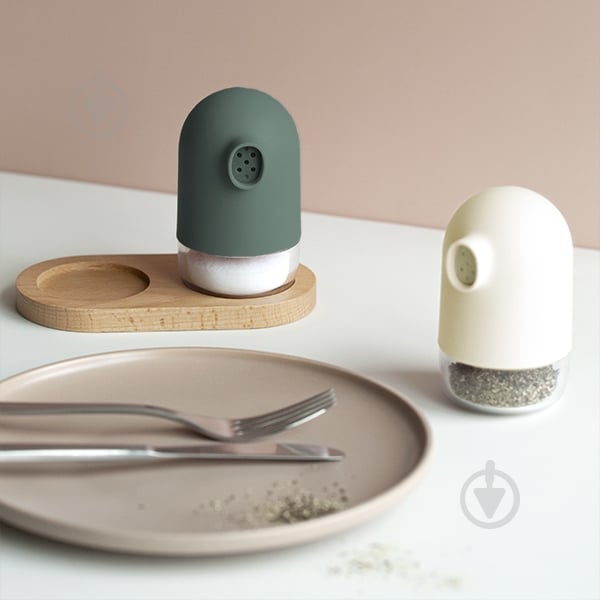 Набор для соли и перца Smart Kitchen by Flamberg Duck green/milk white 14,8х7,3 см - фото 6 Набор для соли и перца Smart Kitchen by Flamberg Duck green/milk white 14,8х7,3 см - фото 6