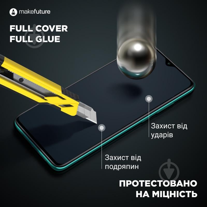 Захисне скло MakeFuture Full Cover Full Glue для Samsung M31 (MGF-SM31) - фото 3