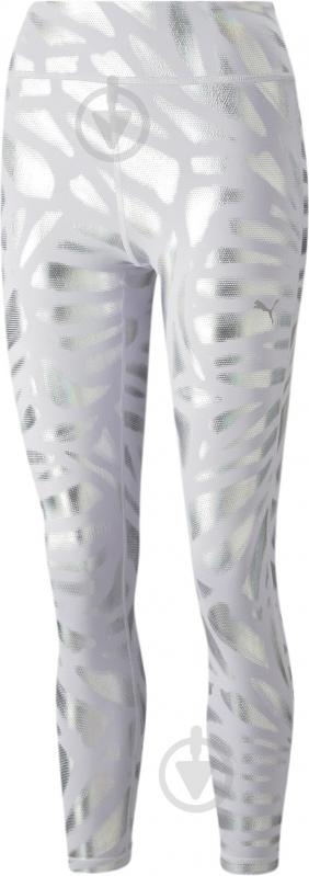 Лосины Puma NOVA SHINE HIGH WAIST 7/8 TIGHT 52308768 р.XS белый - фото 1