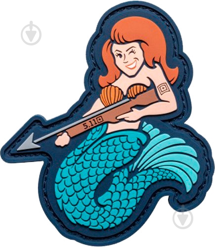 Нашивка 5.11 Tactical Mermaid Sniper Patch Blue 81722-676 - фото 1