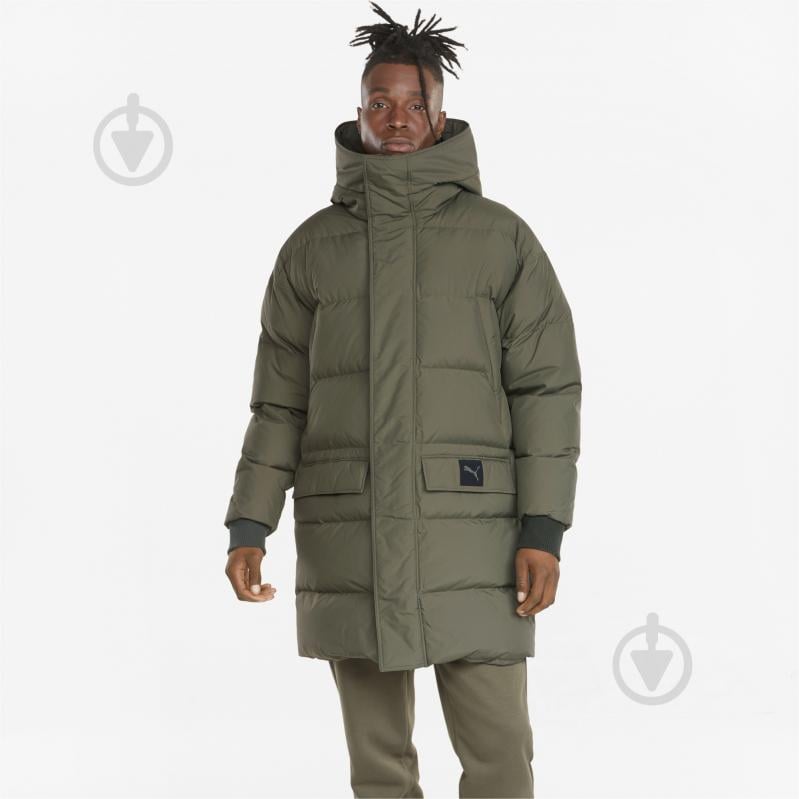 Куртка-парка чоловіча зимова Puma Protective Down Jacket 58771644 р.M хакі - фото 3 Куртка-парка чоловіча зимова Puma Protective Down Jacket 58771644 р.M хакі - фото 3