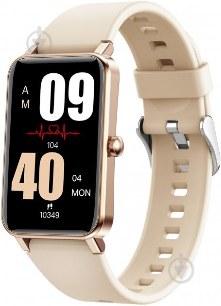 Смарт-годинник Globex Smart Watch Fit gold - фото 5