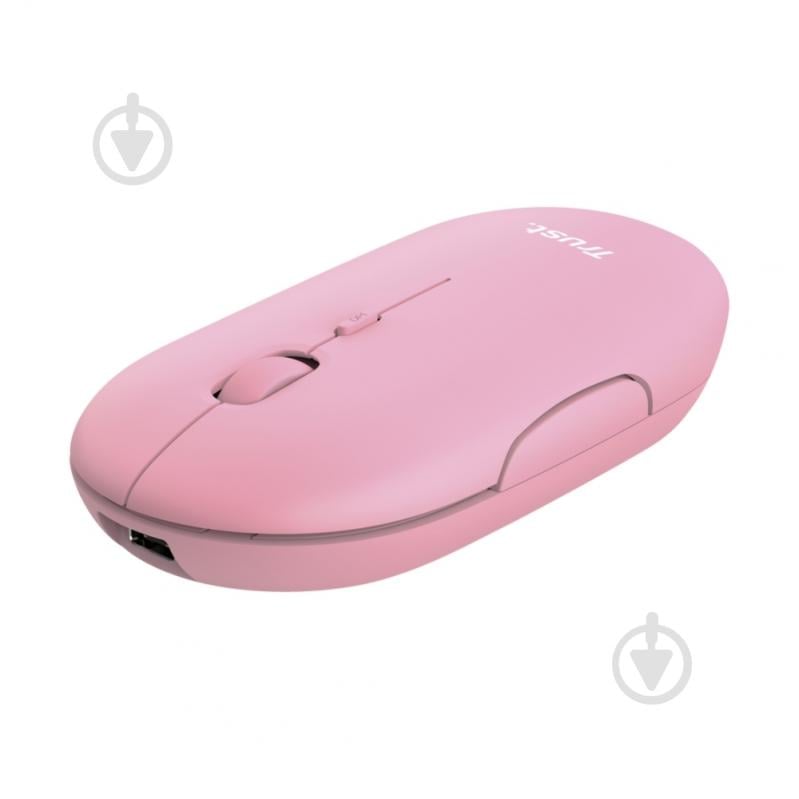 Мышь Trust Puck Wireless/Bluetoot pink (24125) - фото 1