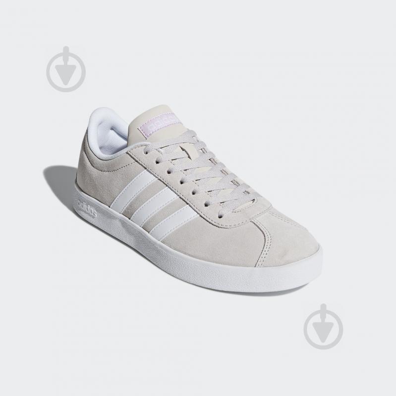 Кроссовки женские демисезонные Adidas VL COURT 2.0 DA9888 р.38 2/3 белые - фото 4