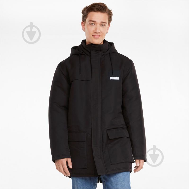 Куртка-парка мужская зимняя Puma Padded Parka 58771501 р.XS черная - фото 3 Куртка-парка мужская зимняя Puma Padded Parka 58771501 р.XS черная - фото 3