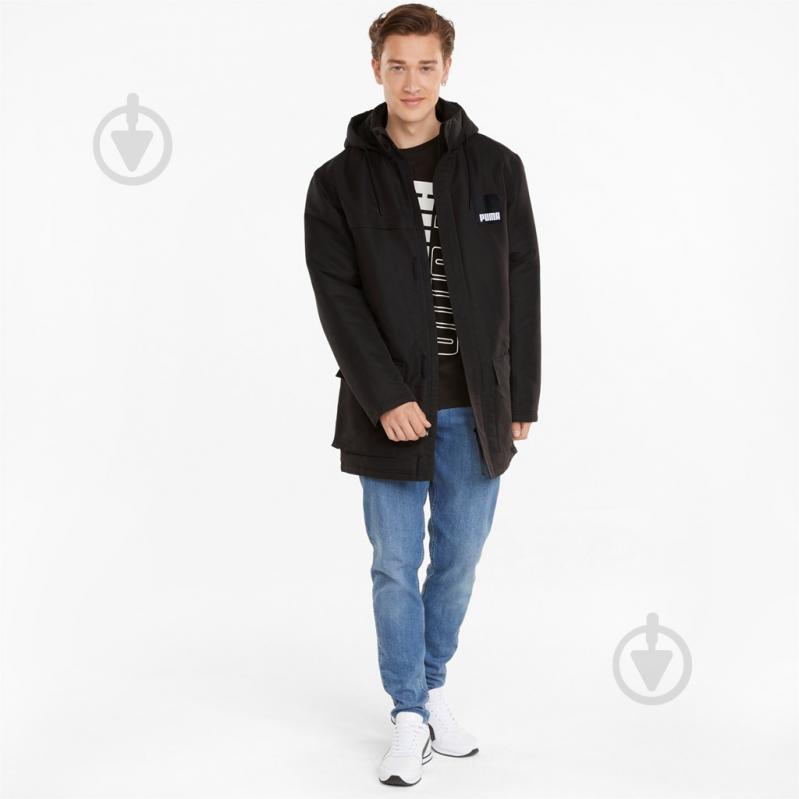 Куртка-парка мужская зимняя Puma Padded Parka 58771501 р.XS черная - фото 5 Куртка-парка мужская зимняя Puma Padded Parka 58771501 р.XS черная - фото 5