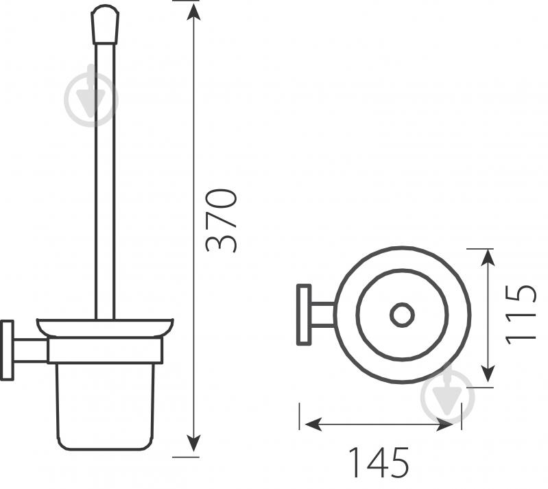 Ершик для унитаза Ferro Grace - фото 2