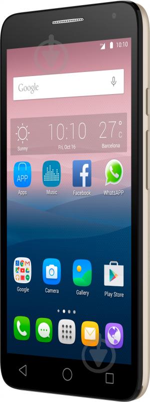 Смартфон Alcatel One Touch Pop 3 5025D Dual Sim 1/8GB soft gold (4894461318882) - фото 3