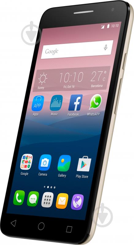 Смартфон Alcatel One Touch Pop 3 5025D Dual Sim 1/8GB soft gold (4894461318882) - фото 4