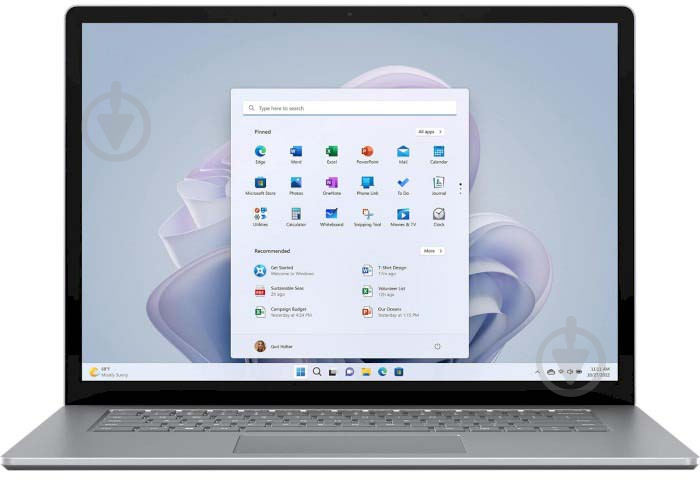 Ноутбук Microsoft Surface Laptop 5 15" (RIQ-00001) platinum - фото 1