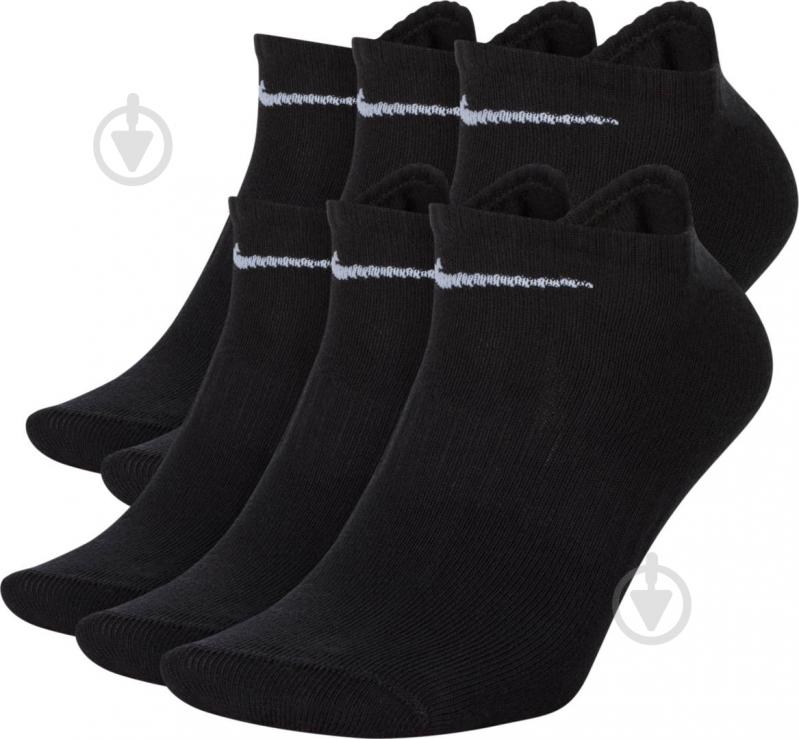 Шкарпетки Nike U NK EVERYDAY LTWT NS SX7679-010 р.M чорний 6 шт. - фото 1