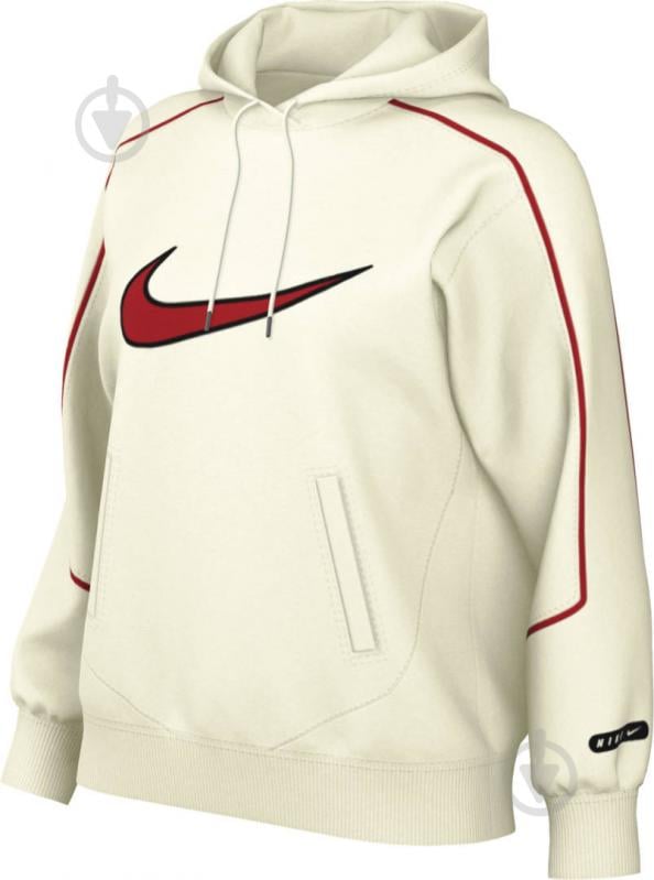 Джемпер Nike W NSW FLC OS PO HDY SW FV5311-133 р.XL бежевий - фото 11