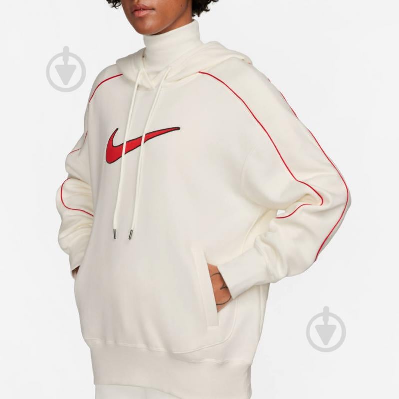 Джемпер Nike W NSW FLC OS PO HDY SW FV5311-133 р.XL бежевий - фото 7