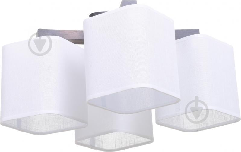 Люстра стельова TK Lighting Nadia 4x60 Вт E27 сірий - фото 1