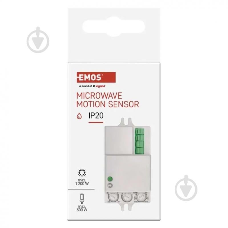 Датчик движения Emos MICROVAWE 1200W IP20 G1210 - фото 6