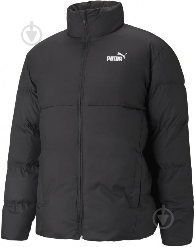 Куртка чоловіча демісезонна Puma ESS+ Eco Puffer Jacket 58769301 р.M чорна - фото 1