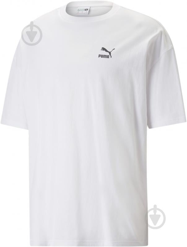 Футболка Puma CLASSICS OVERSIZED TEE 53807002 р.S белый - фото 1