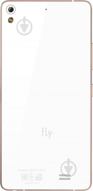 Смартфон Fly IQ4516 Tornado Slim 1/16GB white (4610015092448) - фото 5