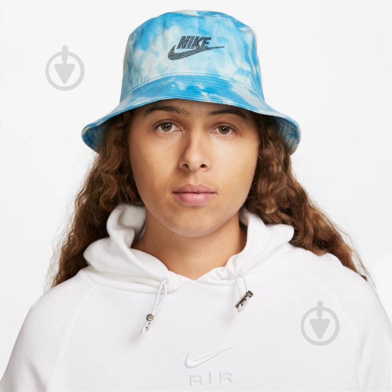 Шляпа Nike U NK APEX BUCKET SQ SPLSH L FN4202-406 L голубой - фото 1