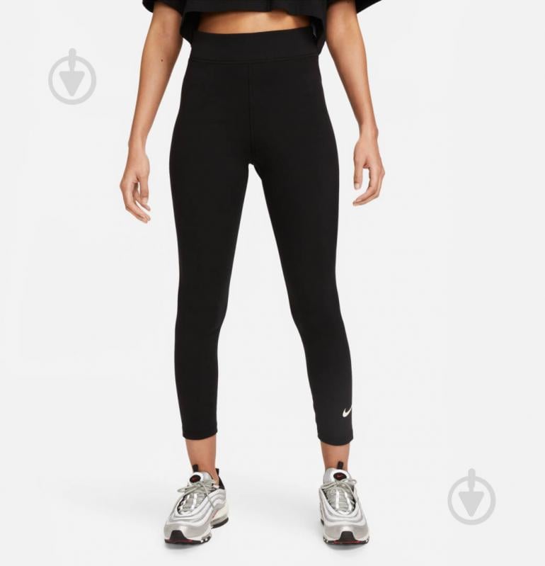 Лосины Nike W NSW NK CLSC HR 7/8 TIGHT LBR DV7789-010 р.S черный - фото 1