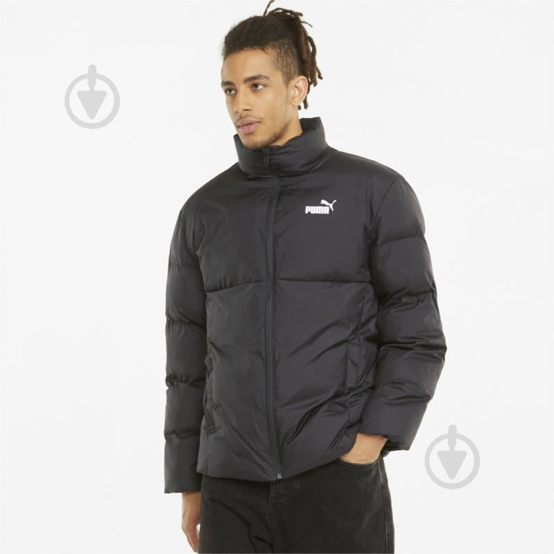 Куртка чоловіча демісезонна Puma ESS+ Eco Puffer Jacket 58769301 р.S чорна - фото 3 Куртка чоловіча демісезонна Puma ESS+ Eco Puffer Jacket 58769301 р.S чорна - фото 3