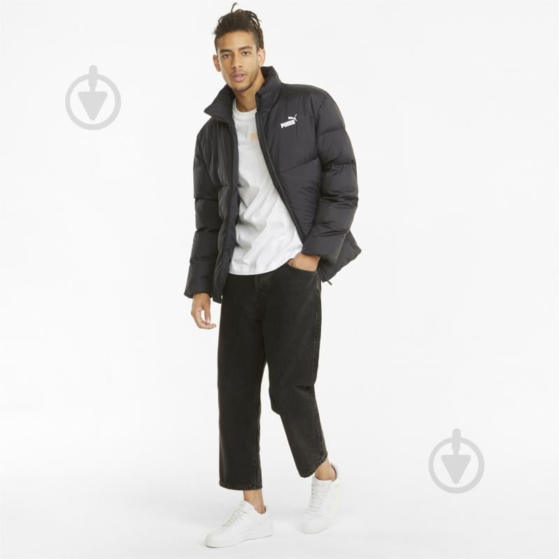 Куртка чоловіча демісезонна Puma ESS+ Eco Puffer Jacket 58769301 р.S чорна - фото 5 Куртка чоловіча демісезонна Puma ESS+ Eco Puffer Jacket 58769301 р.S чорна - фото 5
