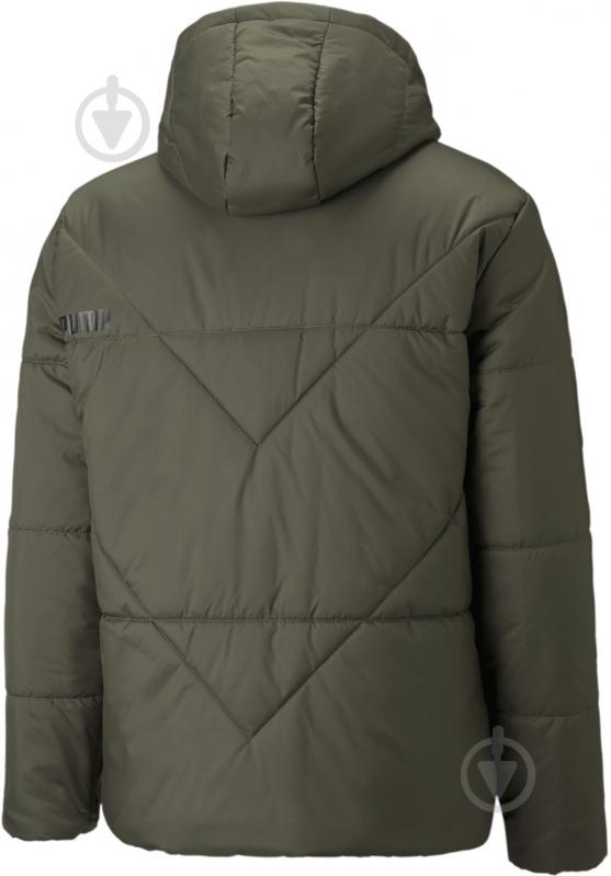 Куртка мужская Puma ESS Padded Jacket 58764544 р.2XL зеленая - фото 2 Куртка мужская Puma ESS Padded Jacket 58764544 р.2XL зеленая - фото 2