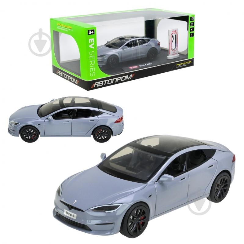 Автомобиль Автопром 1:24 с зарядной станцией AP7713 - фото 17