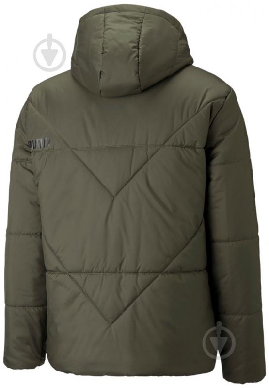Куртка мужская Puma ESS Padded Jacket 58764544 р.L зеленая - фото 2 Куртка мужская Puma ESS Padded Jacket 58764544 р.L зеленая - фото 2