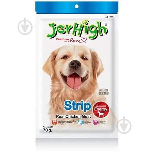 Лакомство JerHigh полоски с курицей 70 г - фото 1 Лакомство JerHigh полоски с курицей 70 г - фото 1