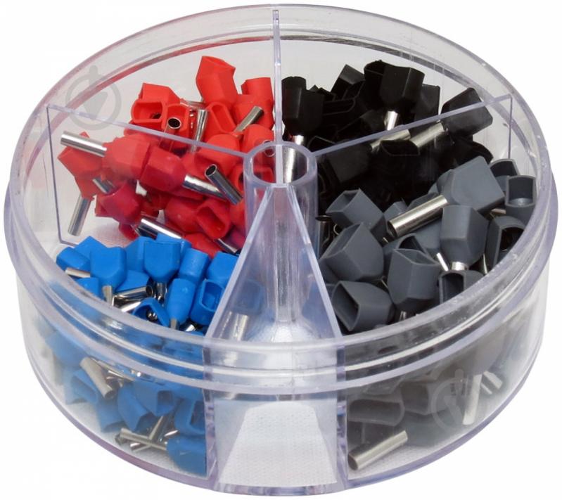 Набор наконечников под обжим EMT 200 шт. разноцветный - фото 1 Набор наконечников под обжим EMT 200 шт. разноцветный - фото 1