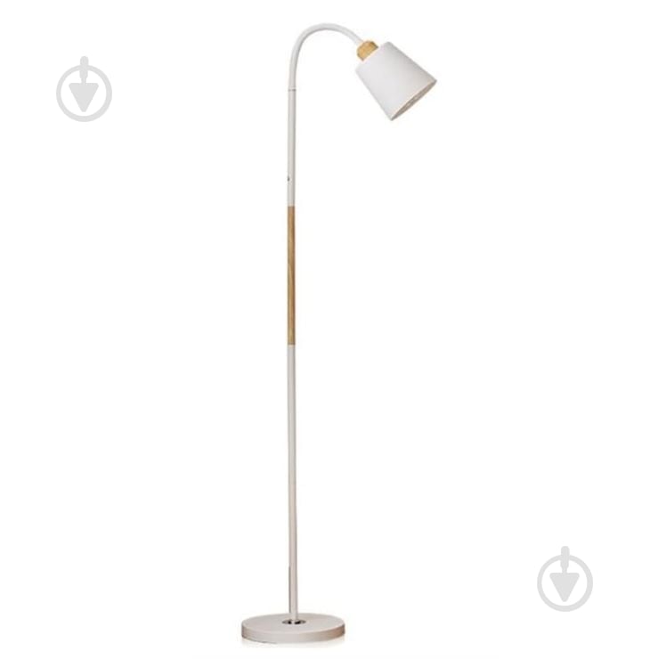 Торшер Berger 40 Вт E27 білий 1060-FL-1 White - фото 2 Торшер Berger 40 Вт E27 білий 1060-FL-1 White - фото 2