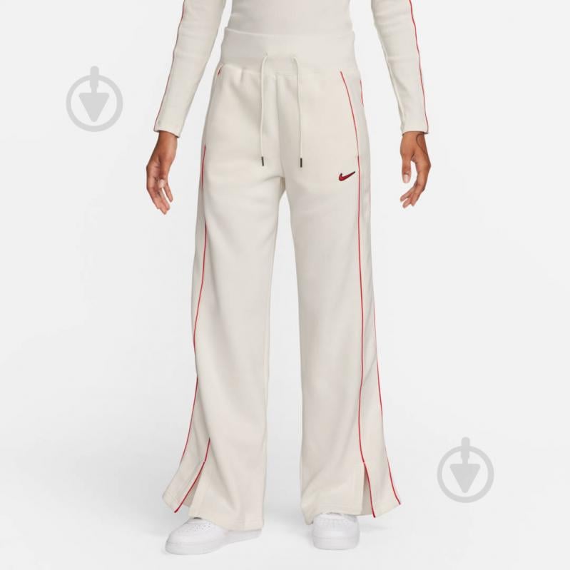 Брюки Nike W NSW FLC PHX PANT OH SW FV4972-133 р. XL бежевый - фото 1