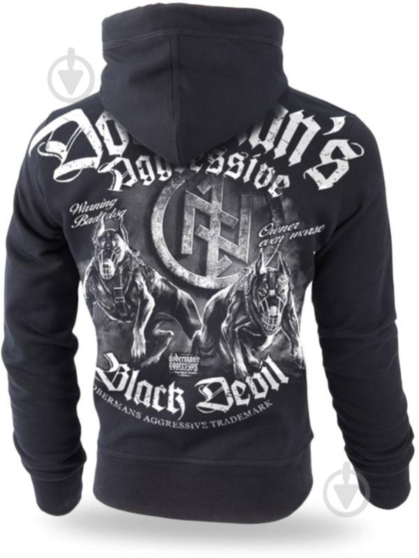 Худи Dobermans Aggressive BK198 Black Devil р. M черный - фото 2