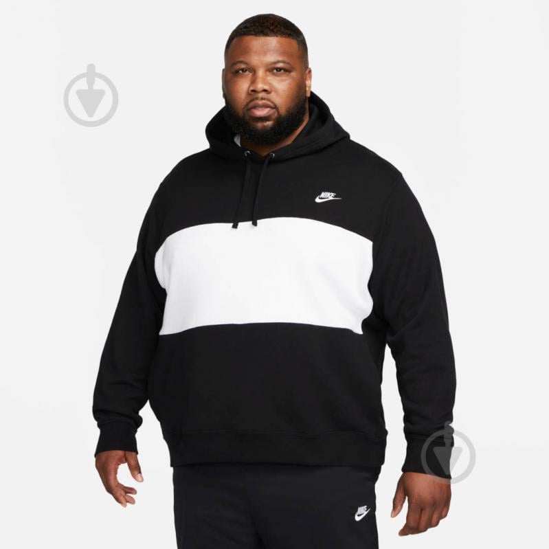 Джемпер Nike M NK CLUB+ FT CB HOODIE FB7415-010 р.XS чорний - фото 2