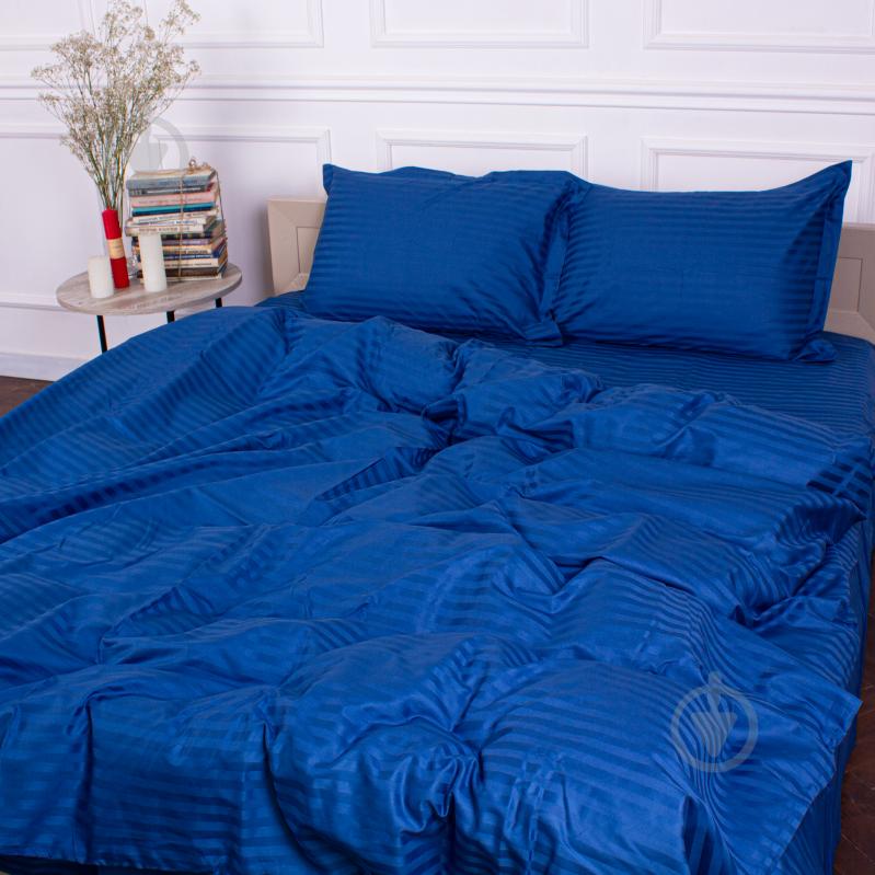 Комплект постільної білизни MirSon Satin Stripe 30-0019 Blue 110х140 см синій - фото 6