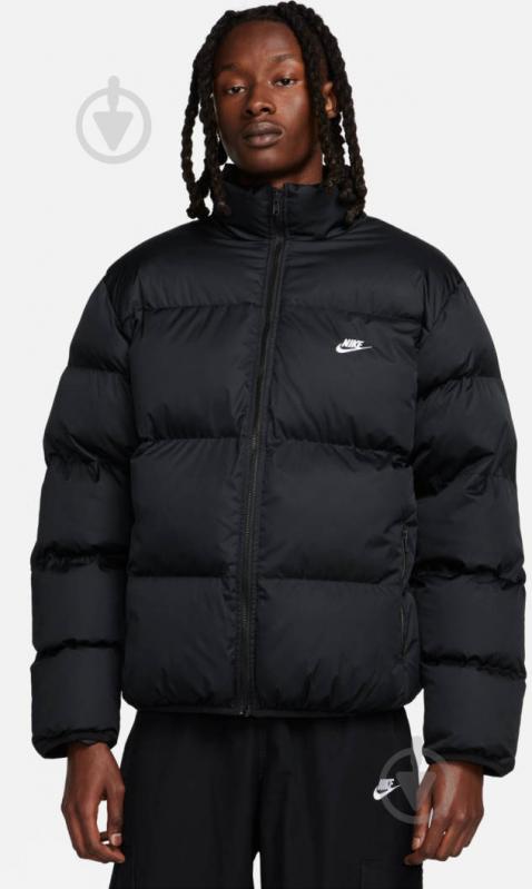 Куртка мужская зимняя Nike M NK TF CLUB PUFFER JKT FB7368-010 р.2XL черная - фото 1