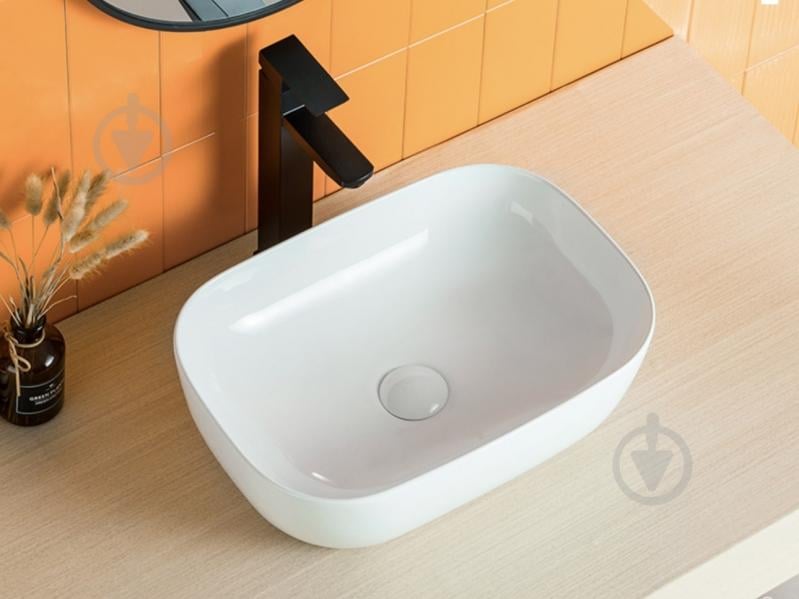 Умивальник Mixxen Guava білий 45,5x32x13,5см MXWE0818 - фото 4 Умивальник Mixxen Guava білий 45,5x32x13,5см MXWE0818 - фото 4