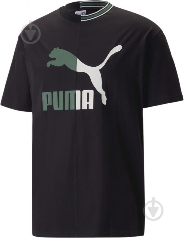 Футболка Puma CLASSICS ARCHIVE REMASTER TEE 53829601 р.M черный - фото 1